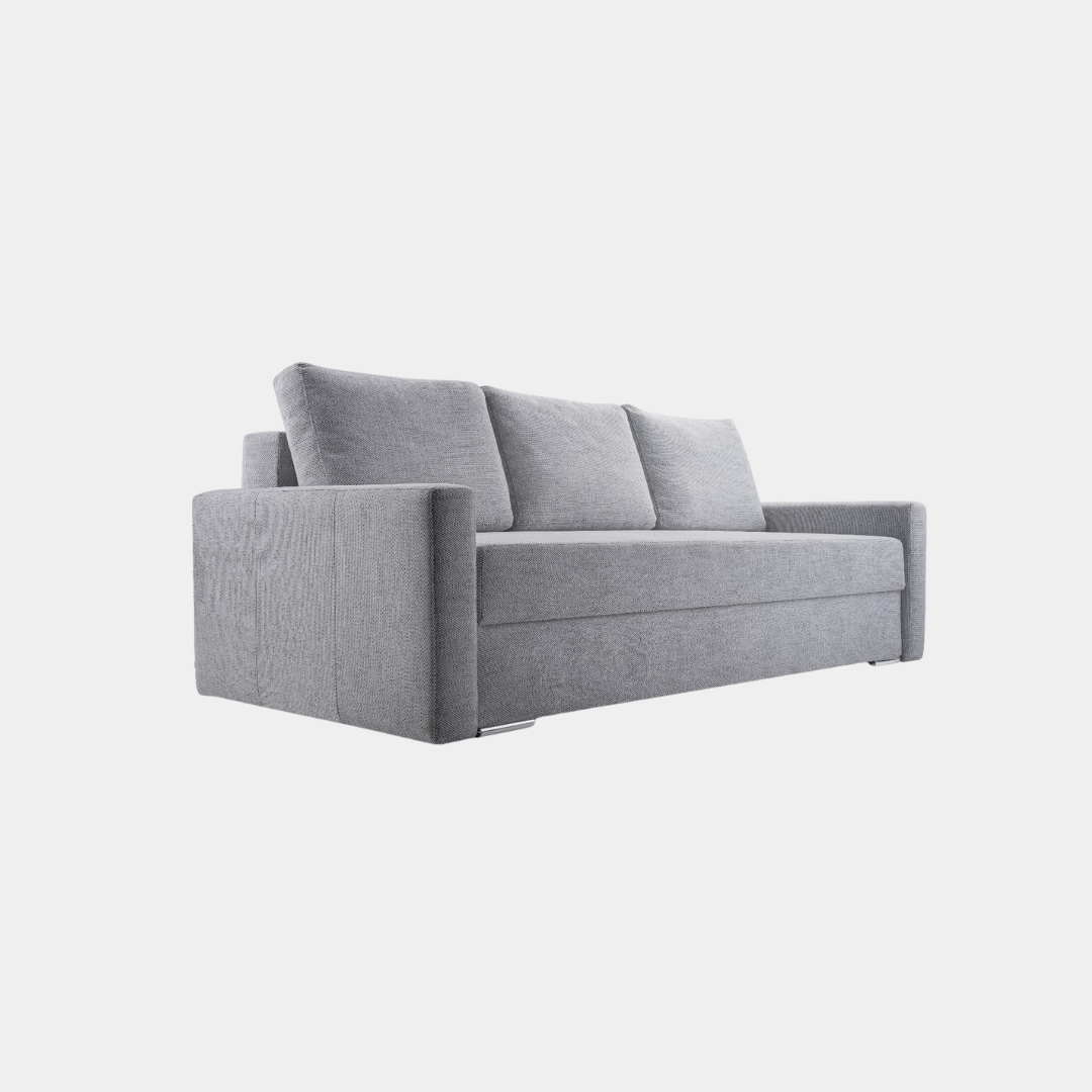 sofa 3 osobowa szara