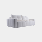 sofa z tkaniny boucle