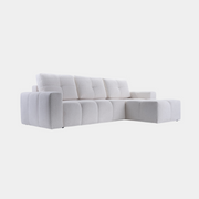 sofa z materiału boucle/ baranek