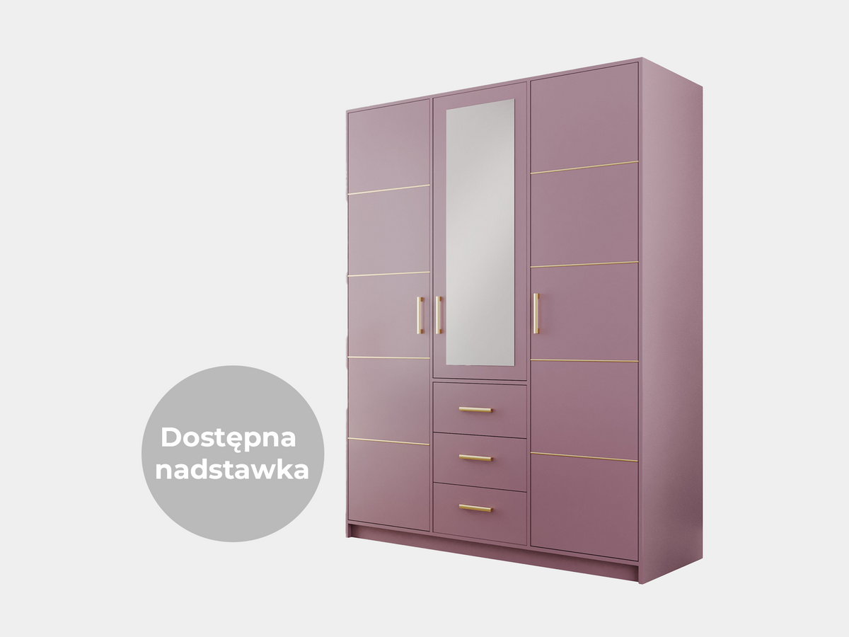Szafa Bali II D3 śliwkowy