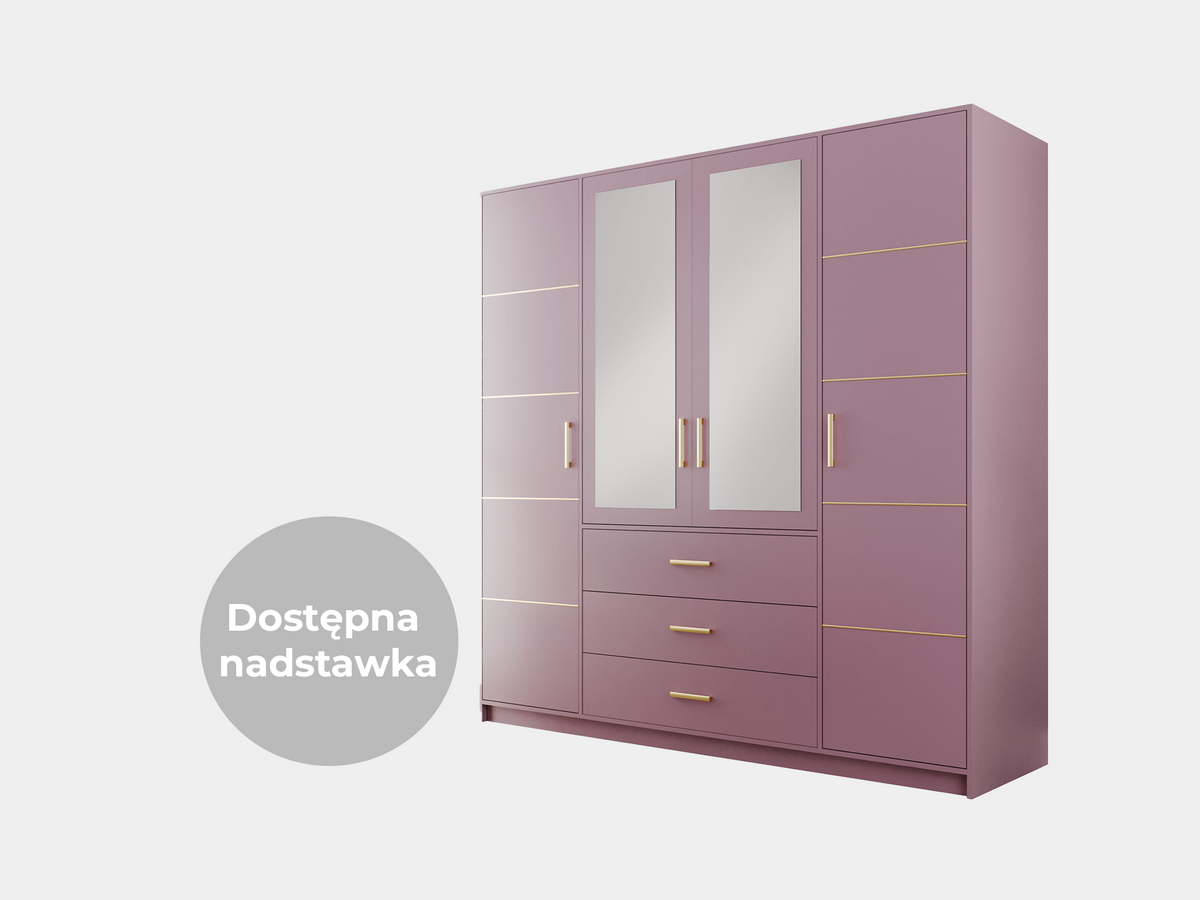 Szafa Bali II D4 śliwkowy