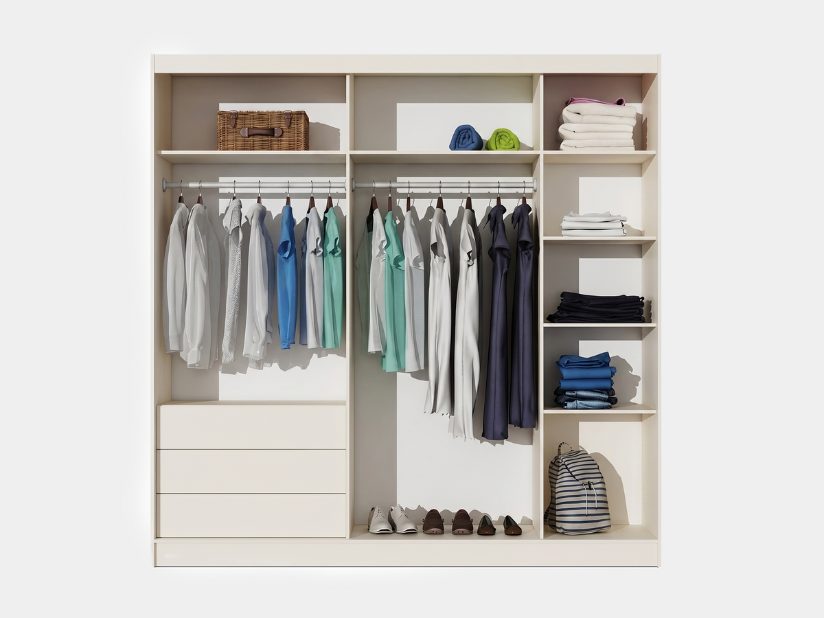 Szafa przesuwna Manhattan 226 kaszmir | cashmere