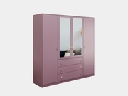 Szafa Siena II D4 plum z lustrem