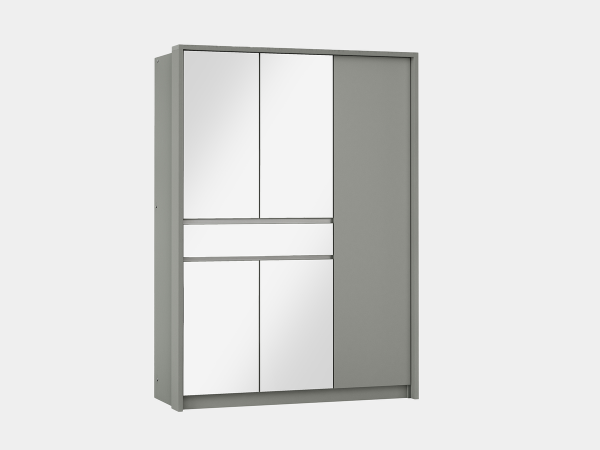 Szafa Split 157 platinum z lustrem