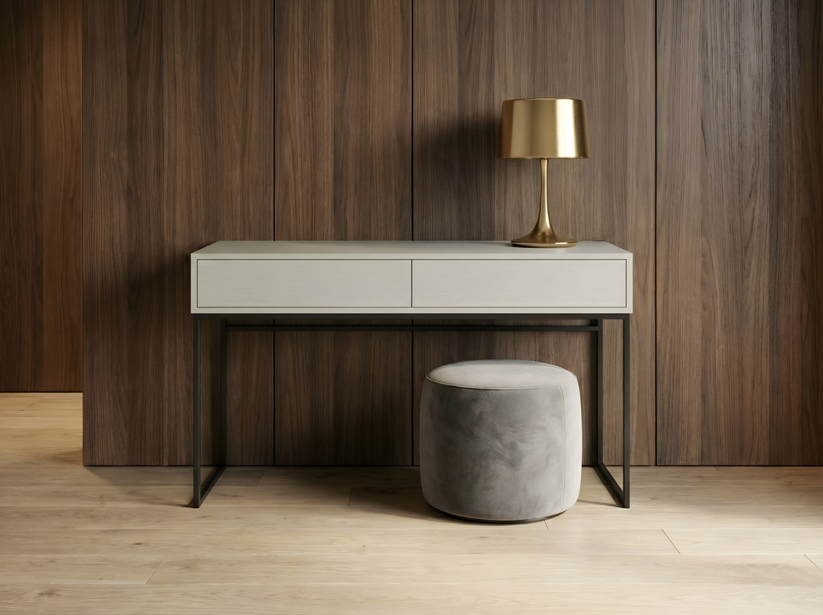 Toaletka Genua D-Lux eucalyptus z szufladami | konsola z szufladami